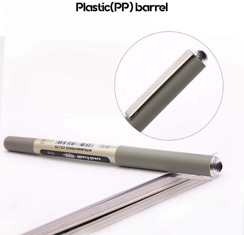 Set of 3 Rollerball Pens - Plain Ball - Black, 3 count (Pack of 1) - Image 4