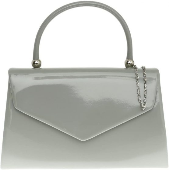 Girly Handbags Patent Clutch Bag Handbag Small Hard Case Ladies