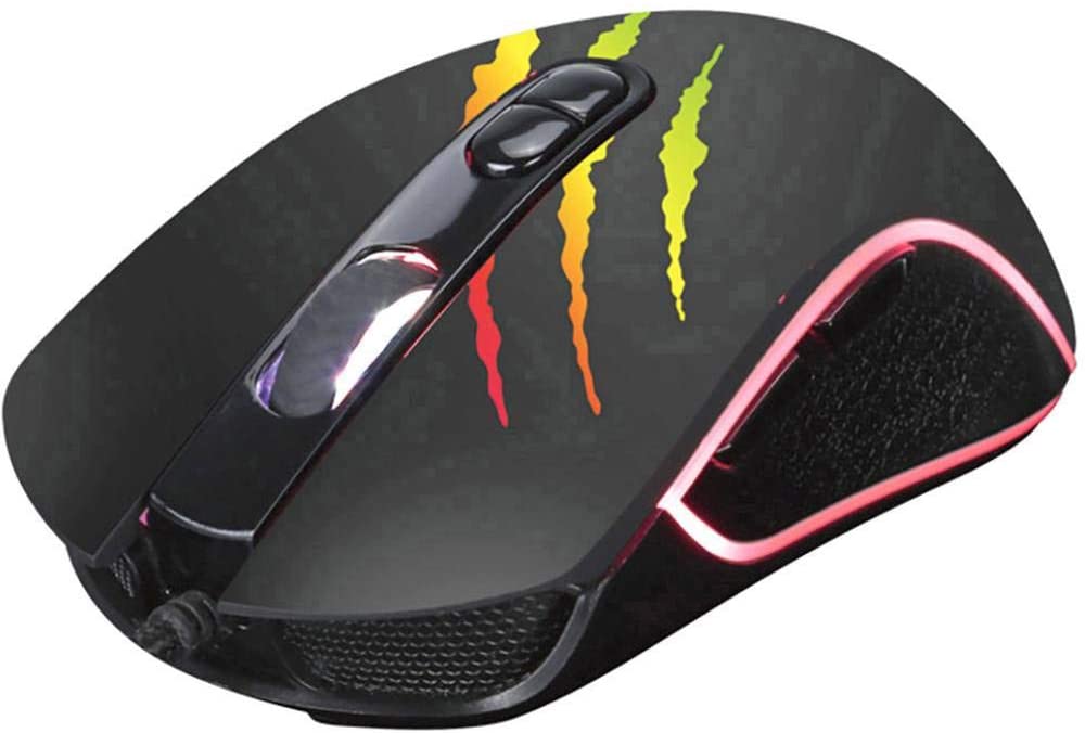 Marvo M425G Precision Programmable 7-Button Gaming Mouse DPI Quick Selection Rainbow Black USB Fast Optical Sensor - Image 2