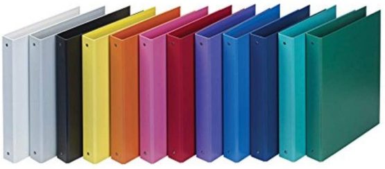 100460392 Elba Ring Binder-Blue