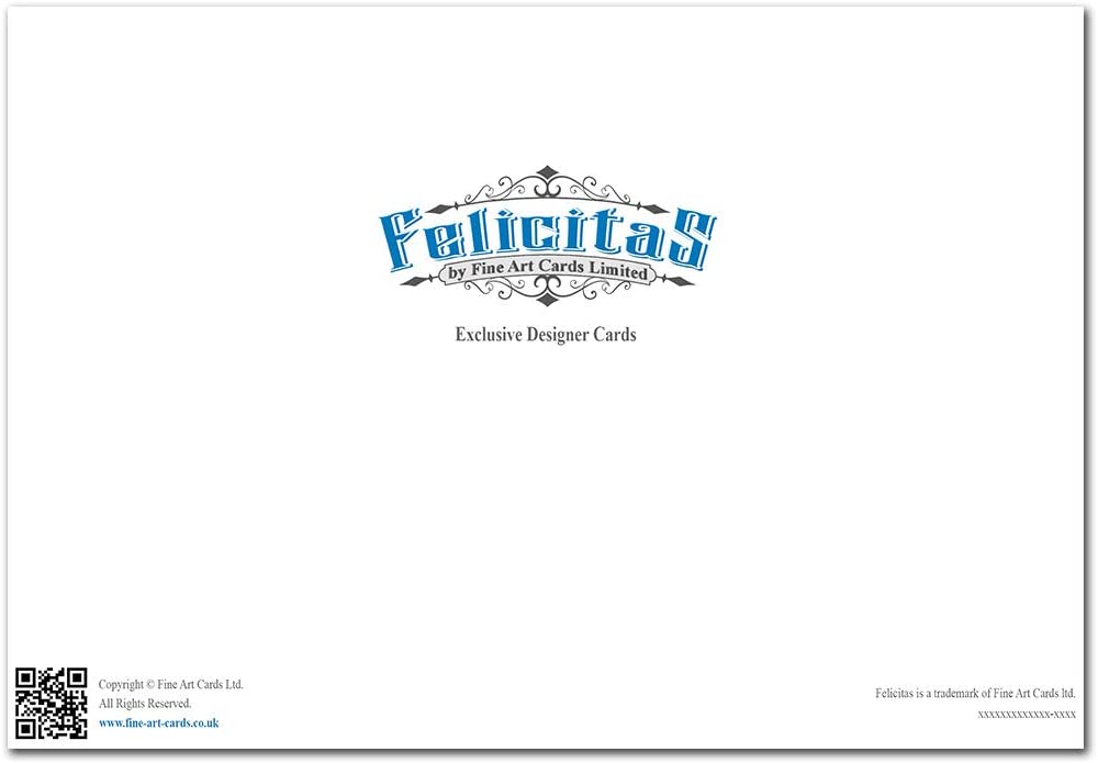 Felicitas Stunning Birthday Card, WW2 Spitfire IX Airplane, Unusual Design for Aircraft enthusiasts - Image 2