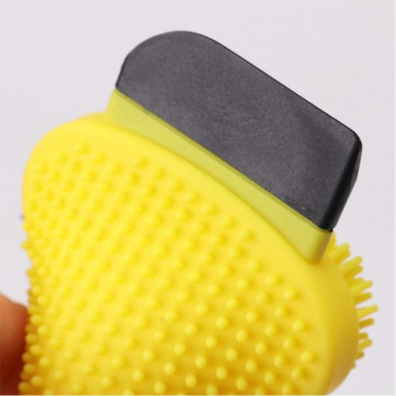 3 in 1 Silicone Sponge Dishwashing Household Kitchen Multi-Function with Soap Dispenser Scraper Cleaning Brush - Image 4