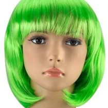 Matissa WOMEN'S LADIES SHORT BOB WIG FANCY DRESS COSPLAY WIGS POP PARTY COSTUME (Green)