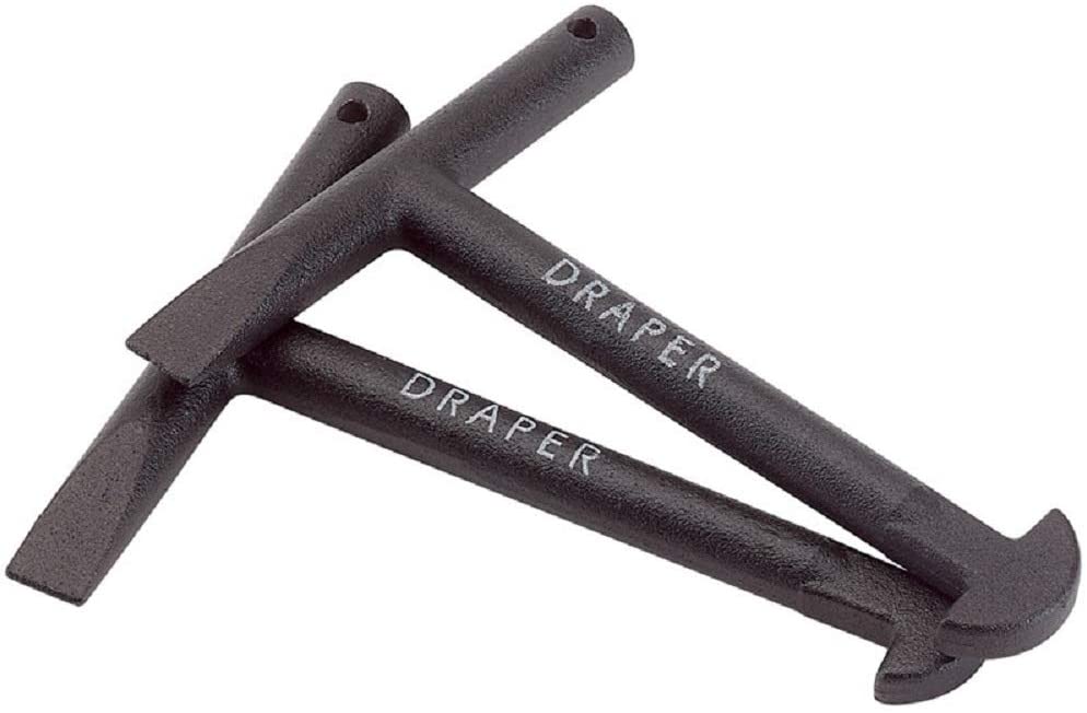 Draper 130mm Manhole Keys, White, Pair