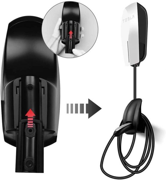 topfit EV Charger Type 2 Wall Bracket for Charging Cable Wallbox Charging Station Charging Cable Organizer Charger Bracket Wall Connection Holder - Image 4