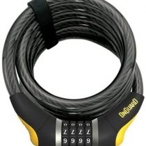 On-Guard Doberman-8030 Combo Coil Lock - Black, 18.5 x 1.5 cm