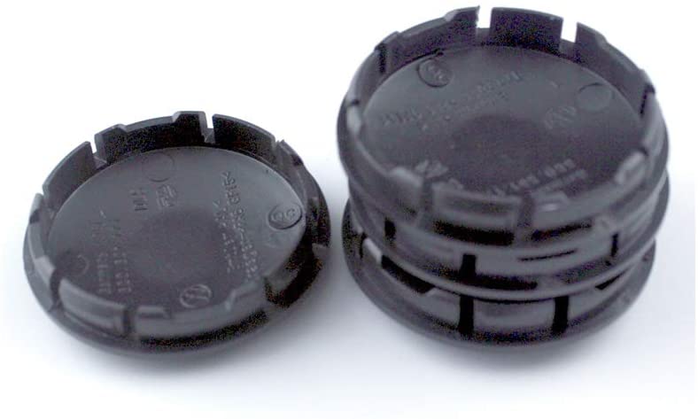 REYOK 8Pcs Hub Covers, Center Hub Caps Wheel Hub Caps 56 mm ABS Plastic No Logo Black Gloss, Small - Image 4