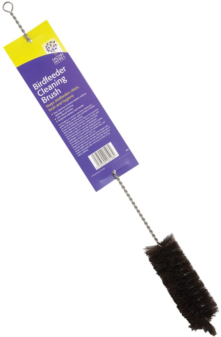 Bottle Brush for Cleaning, Jacobi Jayne® Bird Feeder Cleaner, Bird Feeder Accessories, Extra Long Handle Crevice Cleaner