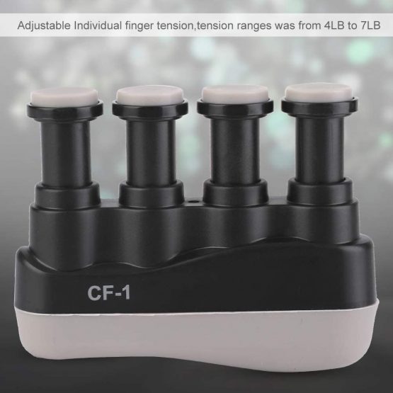 Dilwe Finger Exerciser, Adjustable Guitar Piano Zither Finger Strength Tension Exerciser Hand Grip Trainer Strengthener Practice Tool - Image 3