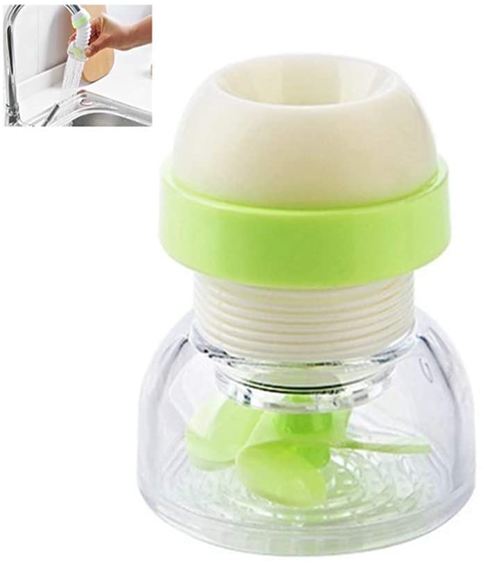 kabinga Shower Durable Splash Proof Mini Filter Cute Water Saving Device for Home Green, Unisex-Youth, Green, M