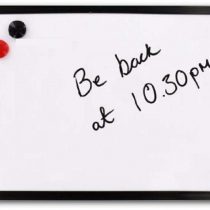 A4 Dry Wipe Magnetic Whiteboard Mini Office Notice Memo White Board and Eraser
