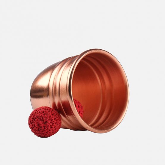 Enjoyer Chop Cup Magic Tricks Cup and Balls Close Up Magic Props Stage Illusions Magician accessories (Copper,Diamter 7cm) - Image 4