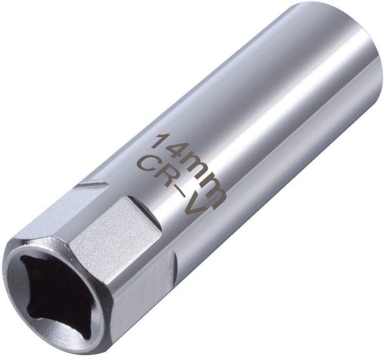 Bluwhale 14mm 12 Point Spark Plug Socket 3/8-Inch Thin Wall Spark Plug Socket Compatible with BMW, MINI, Nissan, Mercedes