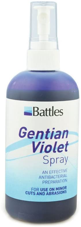 battle hayward & bower Gentian Violet Spray, purple