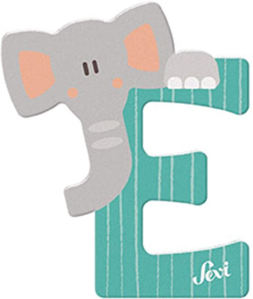 Letter E Elephant Sevi, Multicoloured, small
