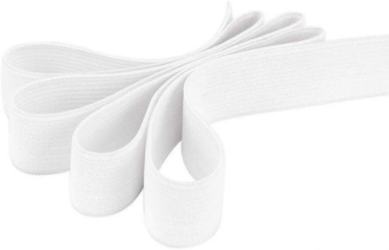 H&S Elastic 10 Meters White Flat Waistband Sewing Elastic Ribbon Bands Sewing Craft Accessories - Image 4