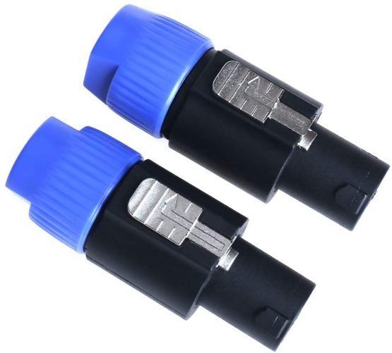 NANYI NL4FC speakon Cable Crown Amplifier, Audio Speaker Plug Twist Lock 4 Pole Speaker Plug Compatible with Neutrik Speakon NL4FC, NL4FX, NLT4X, NL2FC - 4 Pack - Image 2