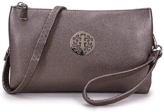 Women's Long & Son Medium Clutch, Wristlet, Shoulder,Cross-Body Bags 23321