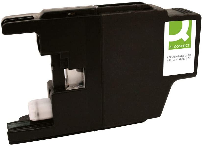 Q-Connect High Yield Inkjet Cartridge Compatible with Brother MFC-J5000/6000 Series, 1500 Pages, Cyan