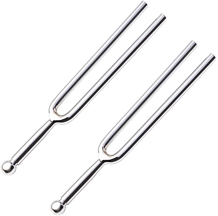 hugttt 2 Pack Tuning Fork Standard A 440Hz Tuning Fork Musical ...