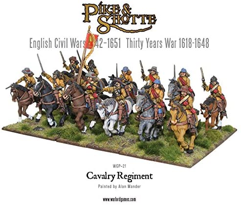 Warlord Games Pike & Shotte Cavalry Regiment Highly Detailed Pike & Shotte Era Miniatures for Table-top Wargaming - Image 2