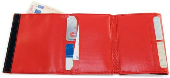 BRISA VW Collection - Stylish & Cool Volkswagen Hippie Bus T1 Camper Van Wallet Made of Sturdy, Tearproof Truck Tarpaulin with Vintage Logo - Image 3