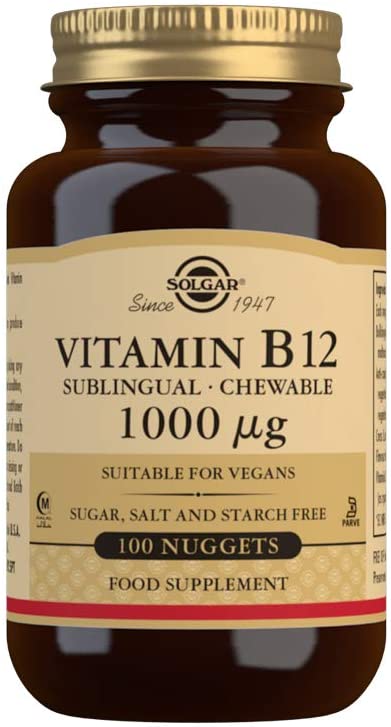 Solgar Vitamin B12 Sublingual Chewable Nuggets - Food Supplement, Pack of 100 - Supports Energy Metabolism - Vegan - Image 3