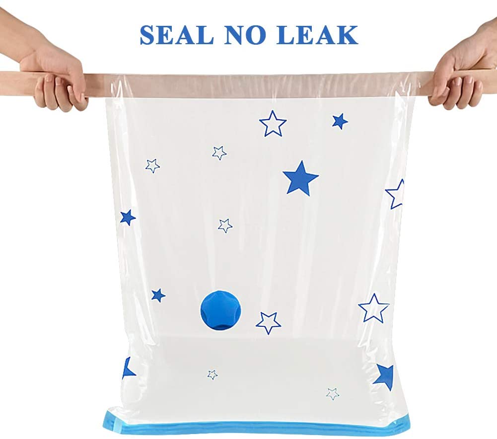 UOUNE Vacuum Storage Bags, 6 Combo (2 Jumbo, 2 Large - Image 4