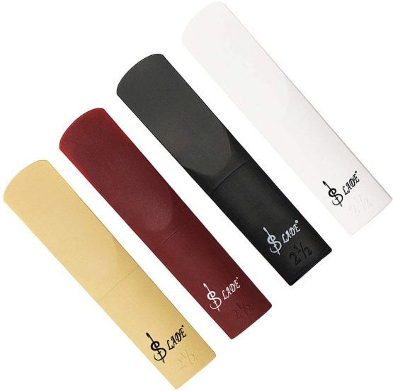 OriGlam Alto Sax Reed, Alto Sax Saxophone Reed, Resin Reeds for Alto Saxophone Parts, 2.5 Strength (Black) - Image 3