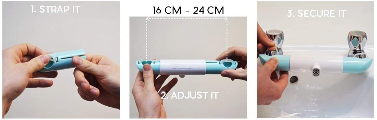 Adaptor for Sinks with Separate TAPS for Mixing hot and Cold Water in Kitchen & Bathroom. This Connector Helps Save Water (White) - Image 3