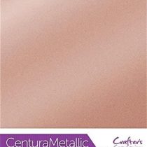 Centura Metallic Single Colour 10 Sheet Pack-Rose Gold, Cardstock, 34.4 x 22.5 x 0.5 cm