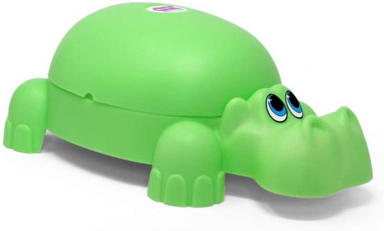 OKBaby Hippo Fun Potty with Lid, Green