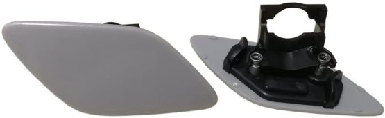 Ricoy For 2007-2010 E92 E93 328i 328xi 335i 335xi 328i 335i Coupe Headlight Washer Cover Cap Lamp Flap Bumper Trim Primered (Left)