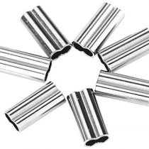 DEWIN Crimp Sleeves - 6 Sizes Double Barrel Crimp Fishing Line Wire Leader Sleeves, Copper Tube Connector