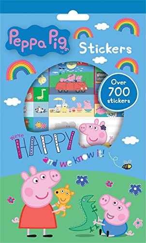 Anker Pestr Peppa Pig Stickers, 700 Piece, Multi, Pack of 1