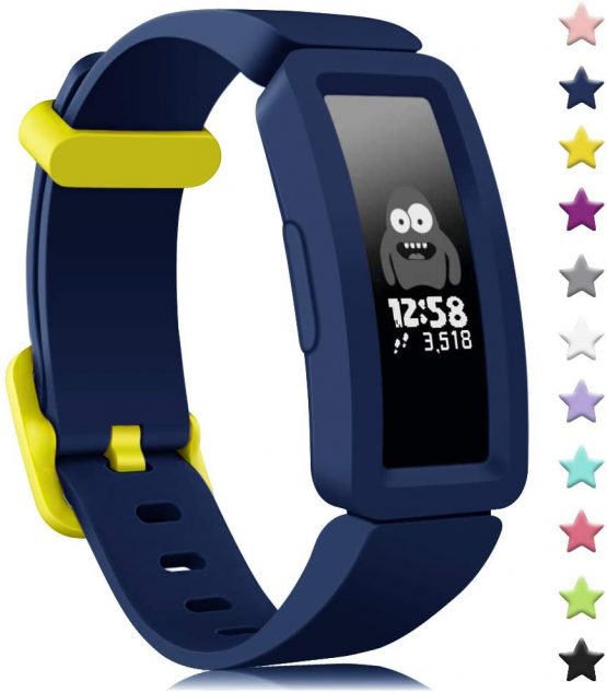 Onedream Compatible for Fitbit Ace 2 Strap for Kids, Ace 2 Classic ...