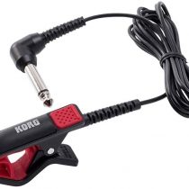 KORG CM-300-BKRD Improved Design Contact Microphone for Clip-Type Tuners - Black/Red