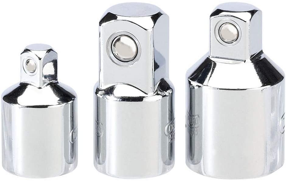 Draper 16806 Socket Converter 3 Piece Set Size , Blue, Variety Pack