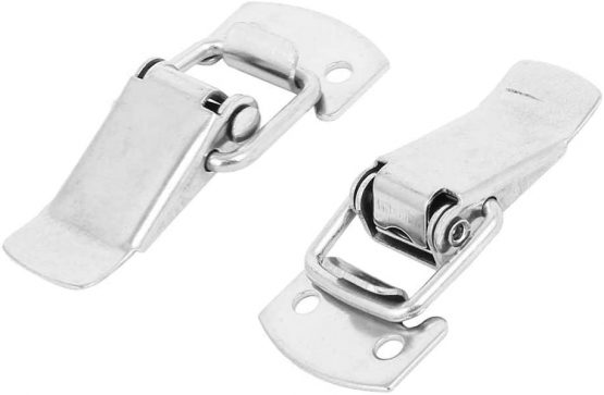 Saim Stainless Steel Case Chest Box Spring Draw Toggle Latch Catch Hasp, 10 Set - Image 2