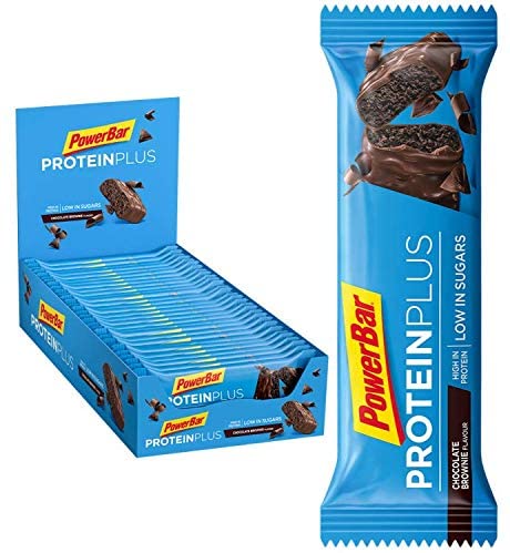 Powerbar - Protein Plus - Low Sugar - Chocolate-Brownie - 30x35g - Bars with only 107 calories - Fitness bars with fibre - Image 2