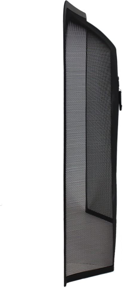 JVL Quantock Spark Fire Guard Surround Screen, Black, 10 x 53.5 x H 61.5 cm - Image 3