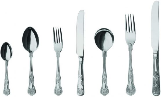 Kings Pattern Teaspoons, 18/0 Stainless Steel, Mirror Finish - Everyday Parish Cutlery (Pack of 12) - Image 3