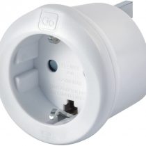 Go Travel Earthed EU to UK Adaptor - Compact European to UK Adapter (Ref 540)