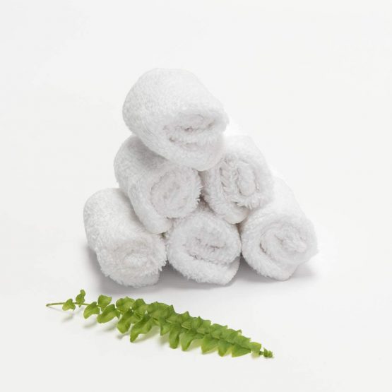 Cheeky Wipes - Organic Premium White Heavyweight Cotton 25 Pack Baby Wipes - 15x15cm Reusable Towelling Wipes, Extra Soft & Perfect for Cleansing Baby's Hands and Face | Eco Friendly