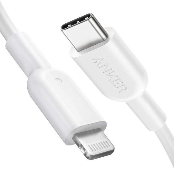 Anker USB C to Lightning Cable [6ft MFi Certified] PowerLine II for iPhone 13 13 Pro 12 Pro Max 12 11 X XS XR 8 Plus, AirPods Pro, Supports Power Delivery (Charger Not Included) (White)