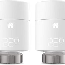 tado° V3P-2SRT01V-TC-ML Smart Radiator Thermostat (Vertical mounting) -Duo Pack, Add-ons for Multi-Room, Intelligent Heating Control, White