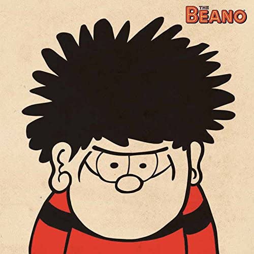 The Beano Blank Classic Retro Design Greeting Card, Multi, 6 x 6 Inch