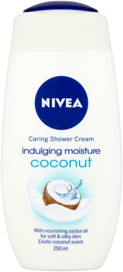Nivea Shower Coconut Cream, 250 ml, 250 g (Pack of 1)