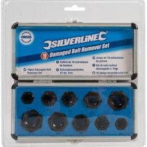 Silverline 467893 Damaged Bolt Remover Set 10pce 10pce