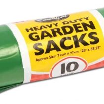 Heavy Duty Garden Sacks - Green Garden Wastage Sacks (Pack of 10)